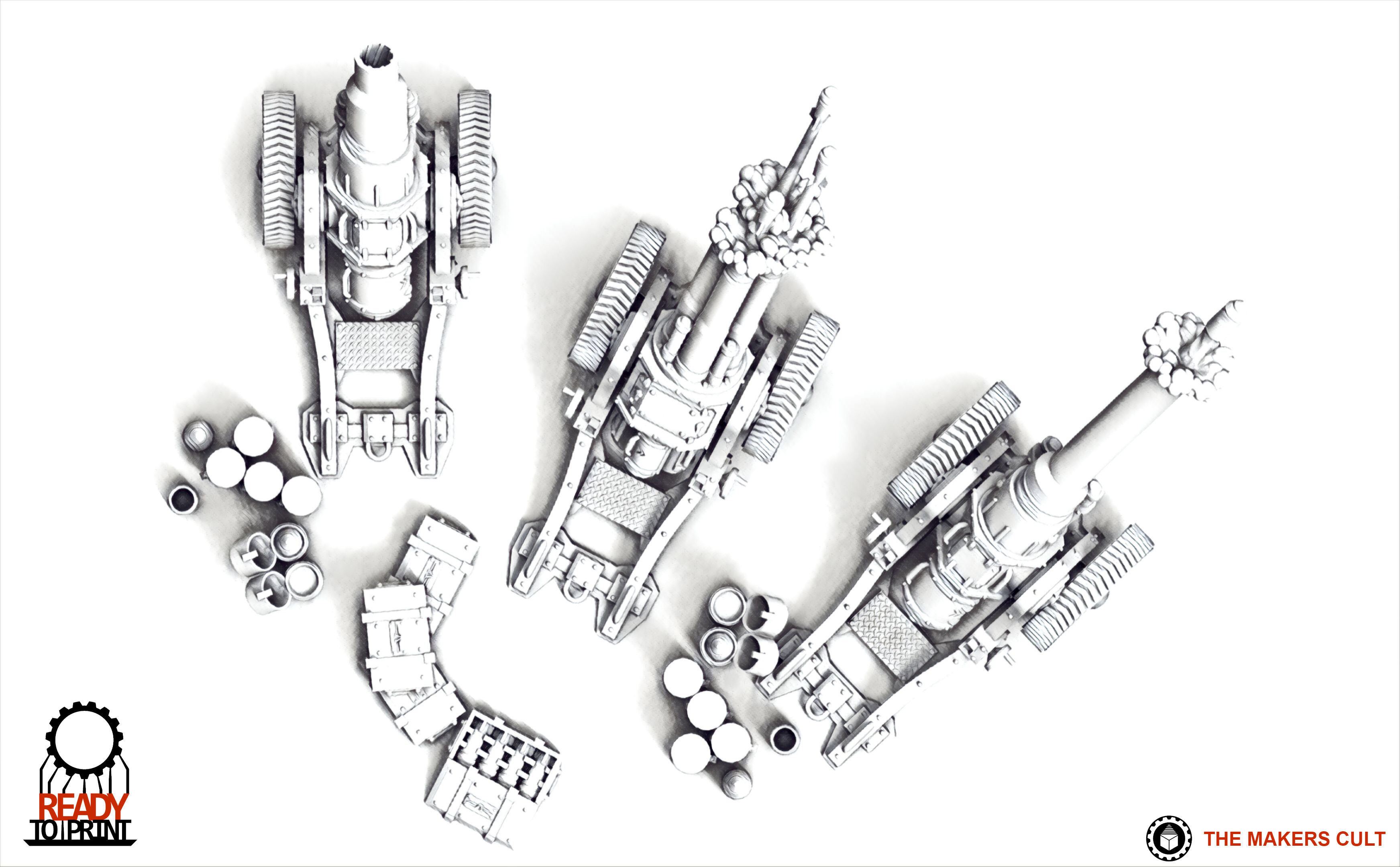 Valour Korps - Light Artillery 3D print model_3