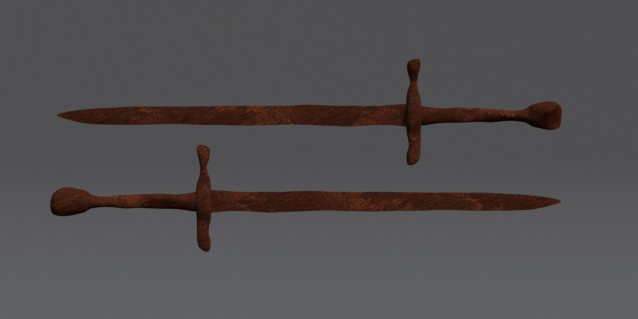 Medieval Sword Pack Low-poly 3D model_11