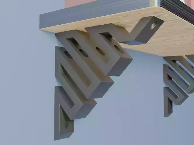 Shelf Bracket  1 3D print model