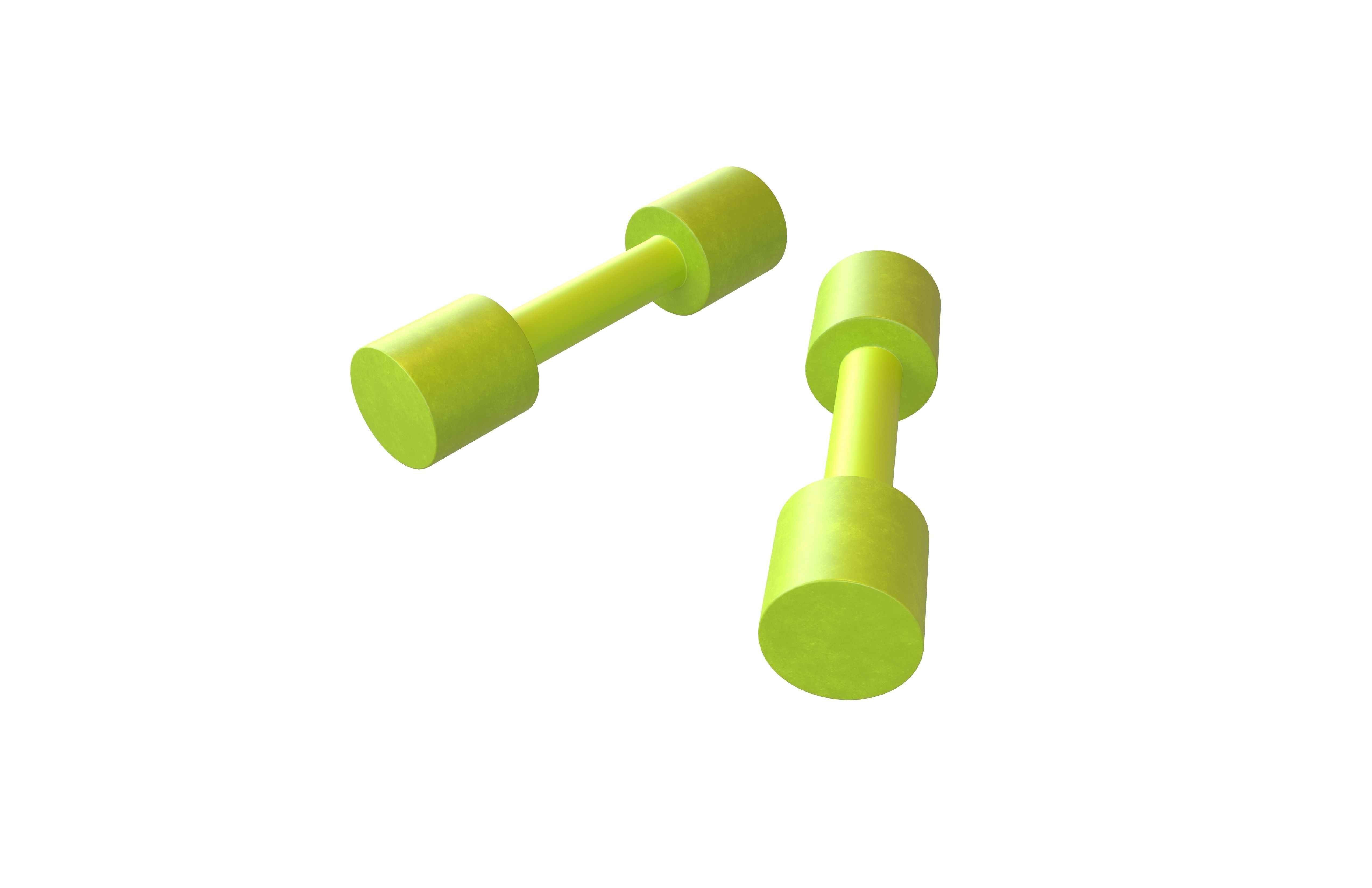 DumbBell v3 005 Low-poly 3D model_2
