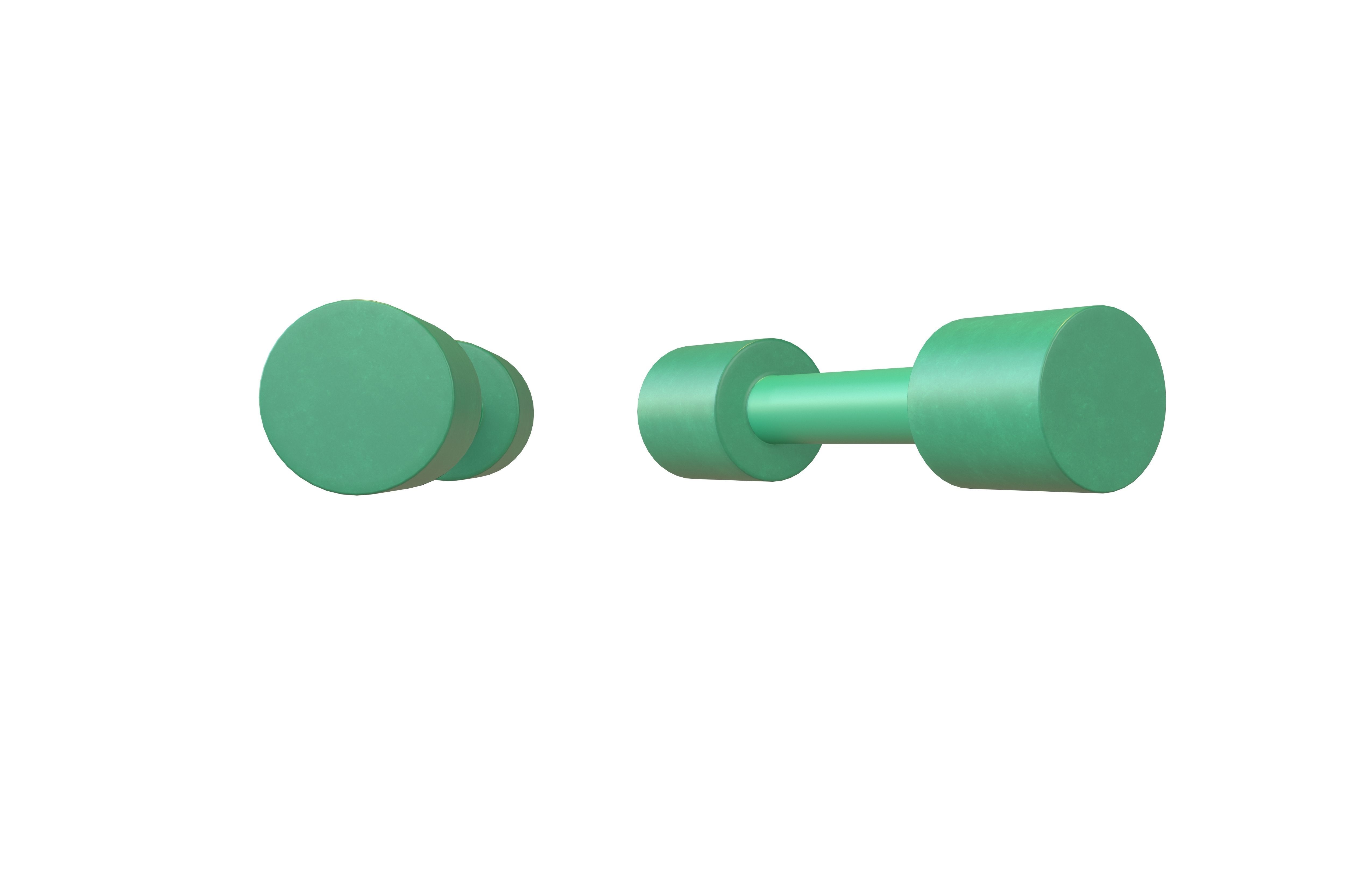 DumbBell v3 006 Low-poly 3D model_3