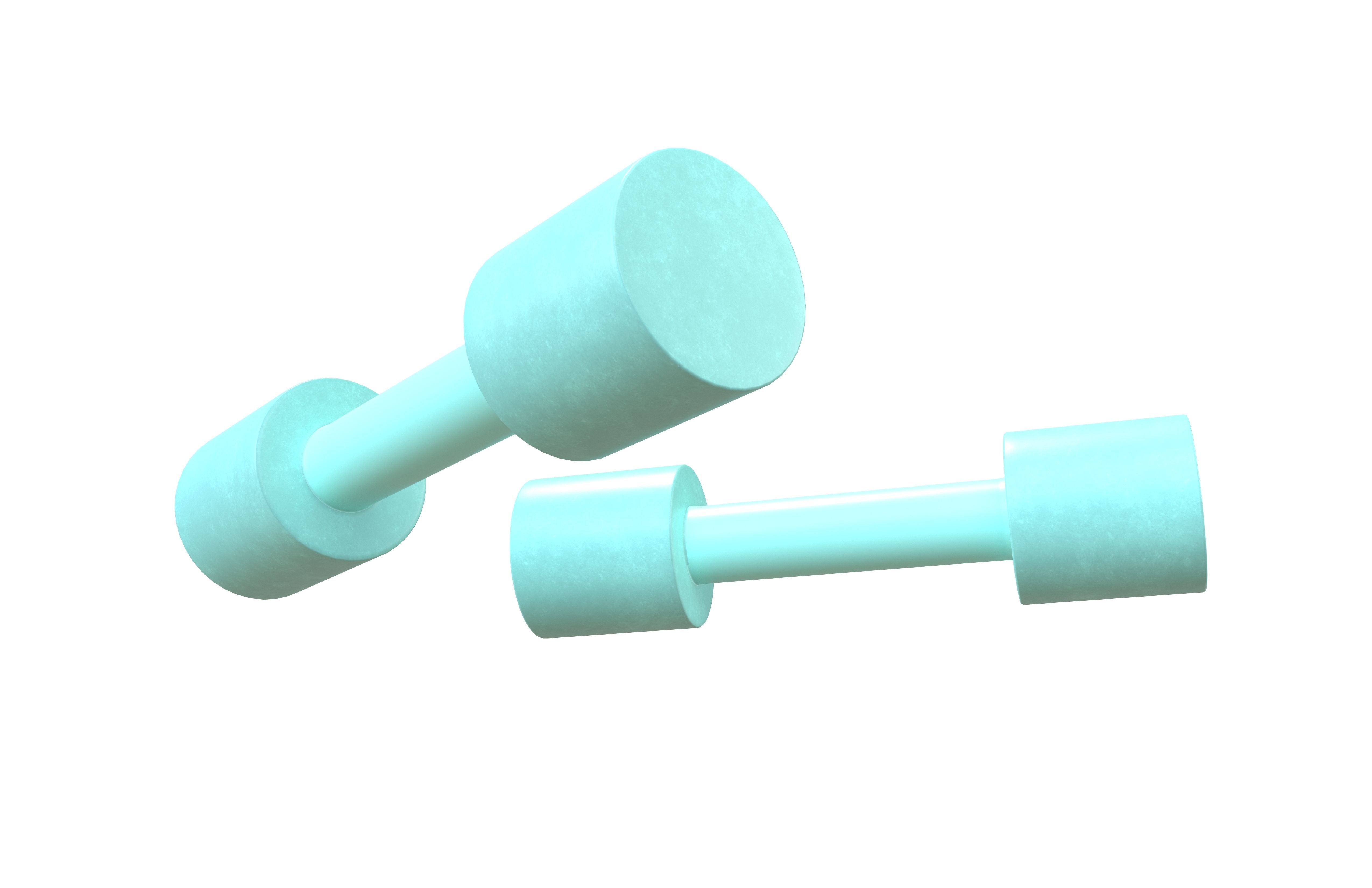 DumbBell v3 007 Low-poly 3D model_2