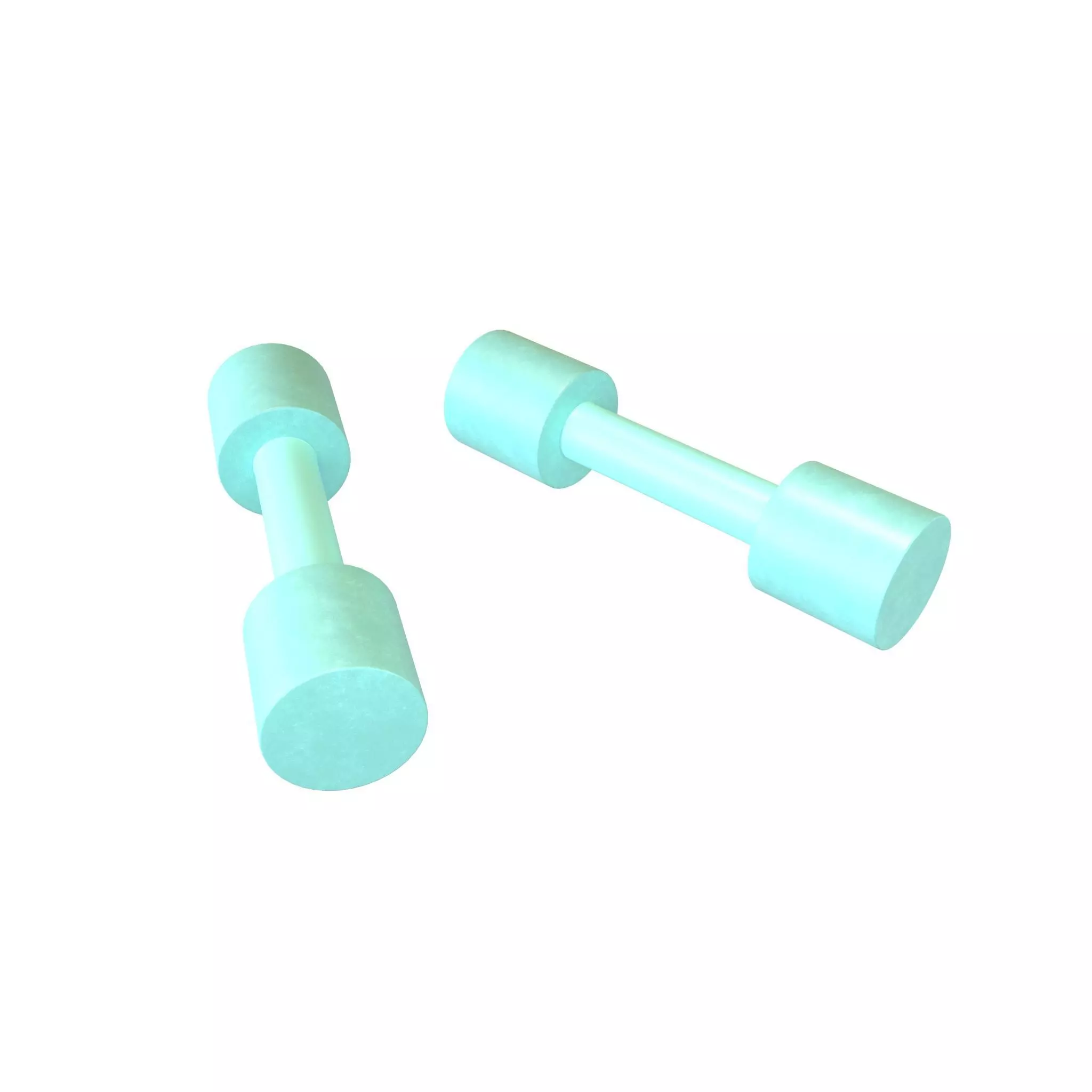 DumbBell v3 007 Low-poly 3D model_0