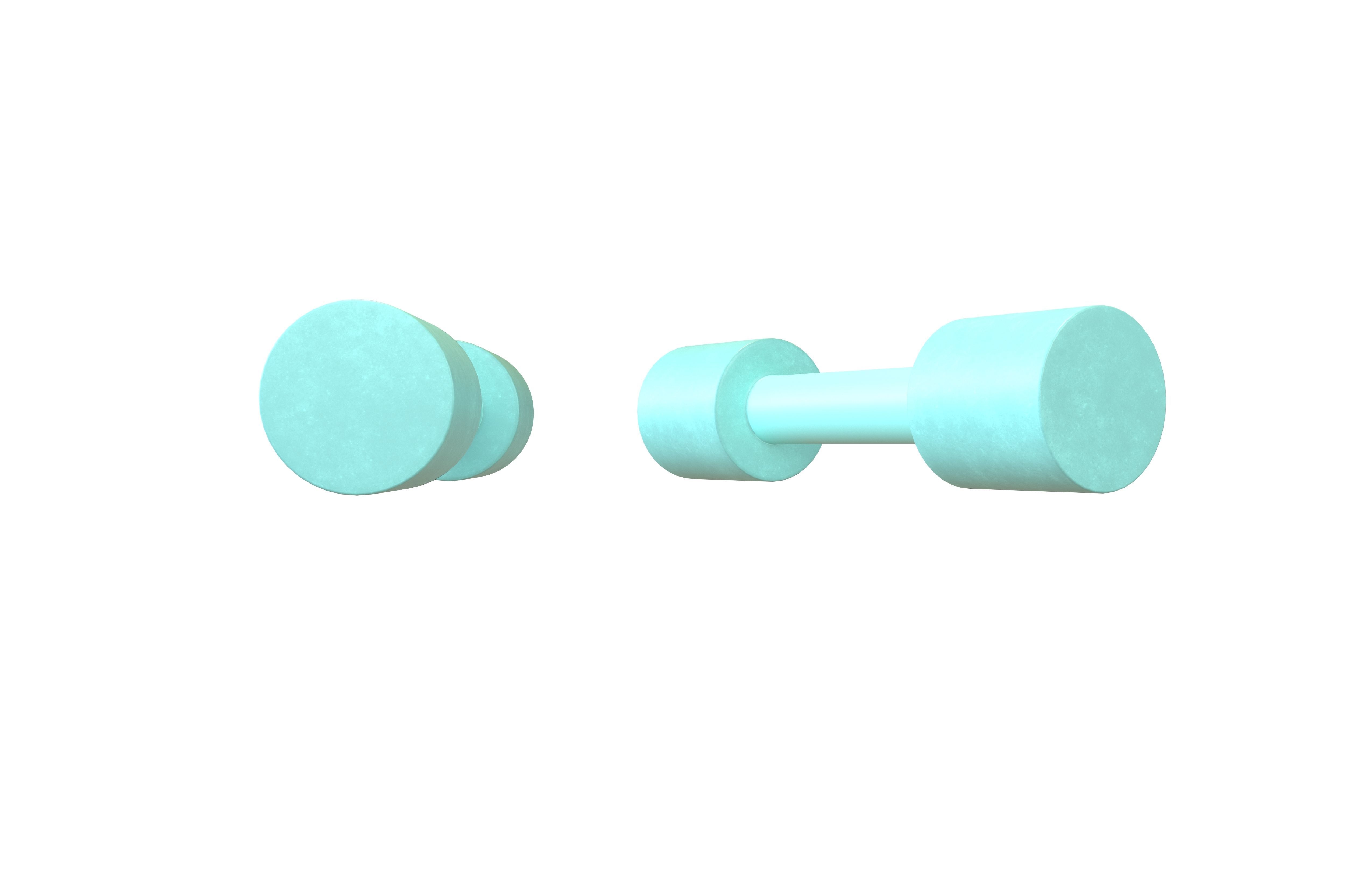 DumbBell v3 007 Low-poly 3D model_1
