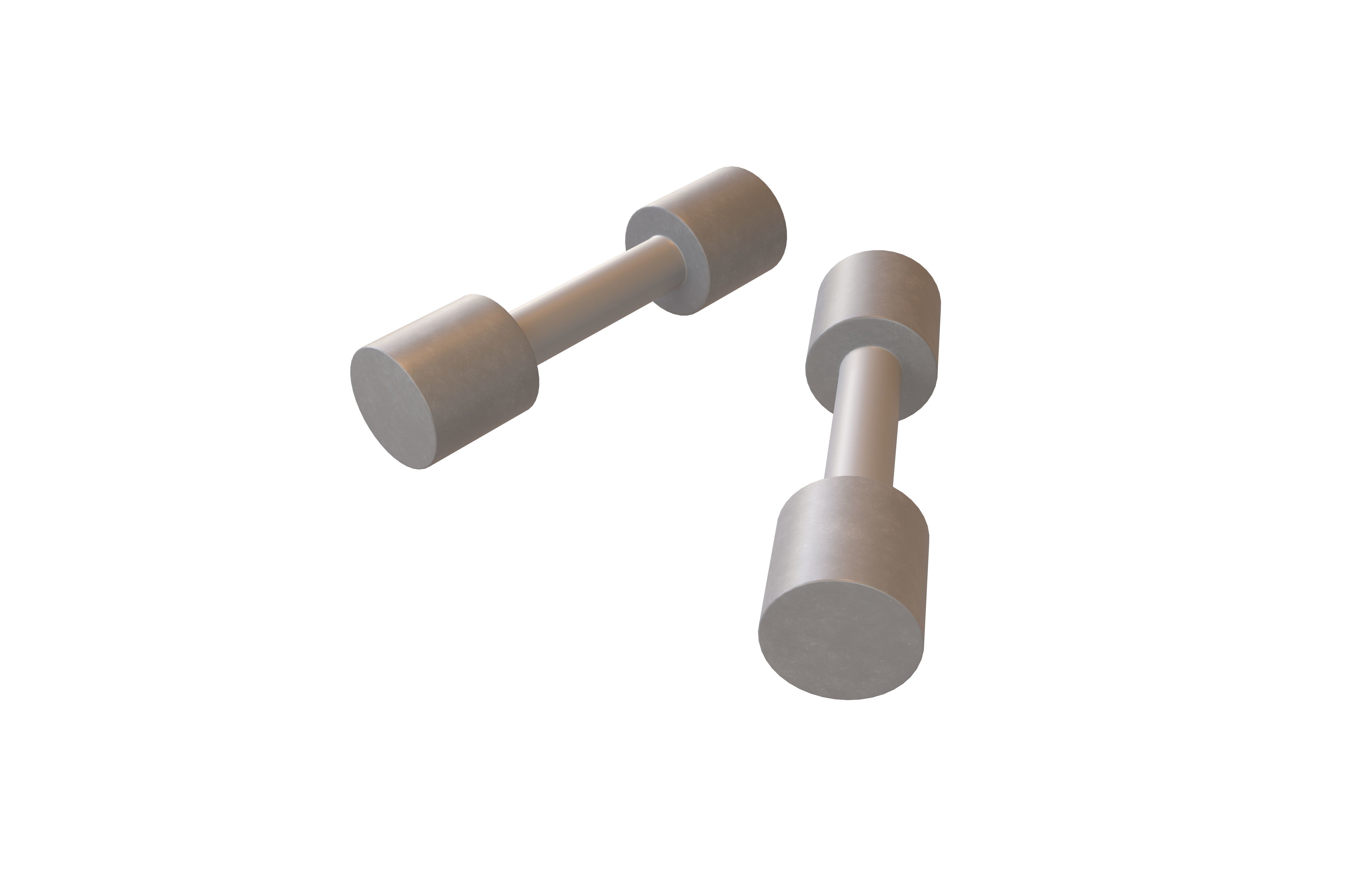 DumbBell v3 010 Low-poly 3D model_2