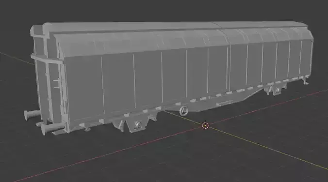 H0 1-87 scale Hbbins 306 freight car 3D print model