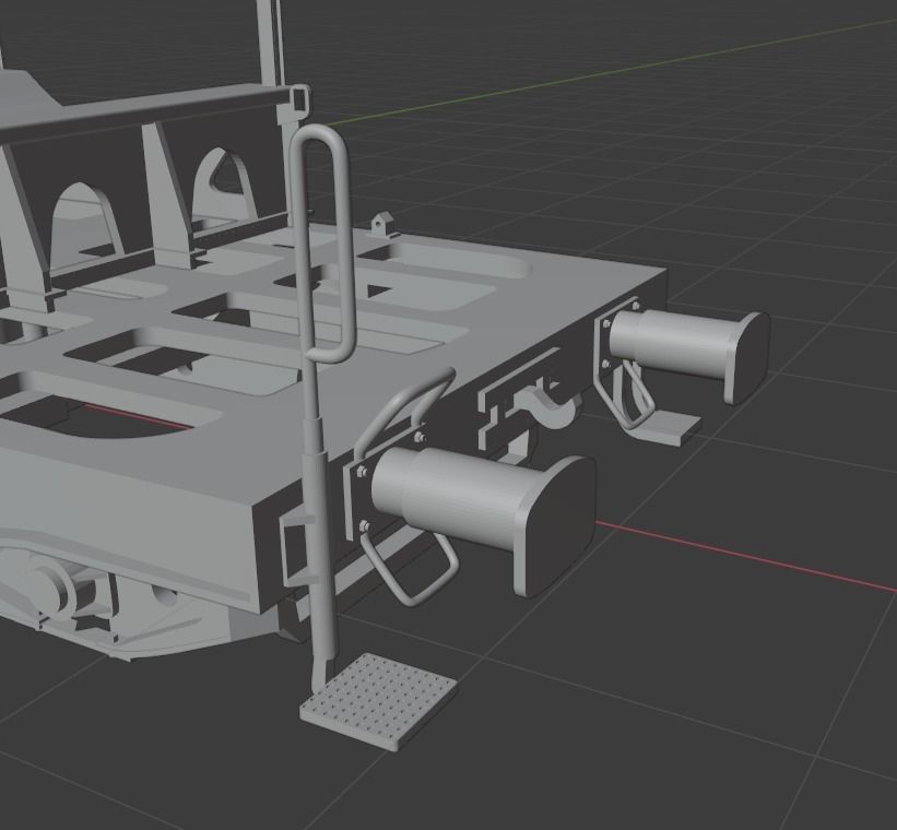 H0 1-87 scale Saghmmns 448 freight car 3D print model_7