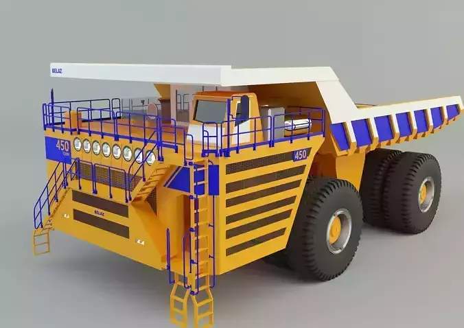 Belaz 75710 Dump Truck model 3D model