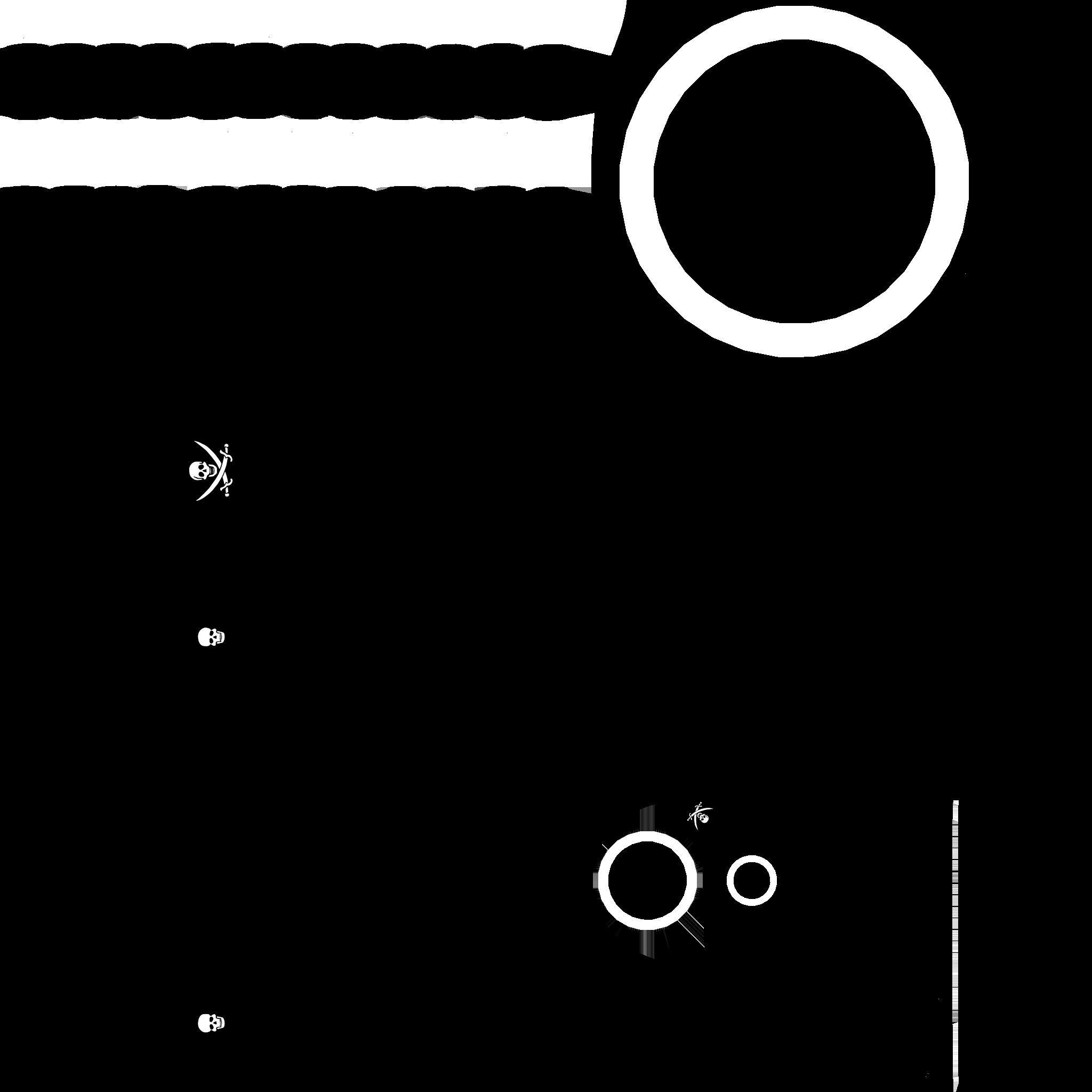 Pirate Ship Wheel 02 - Golden Luxury - Helm Interior Parts Low-poly 3D model_9