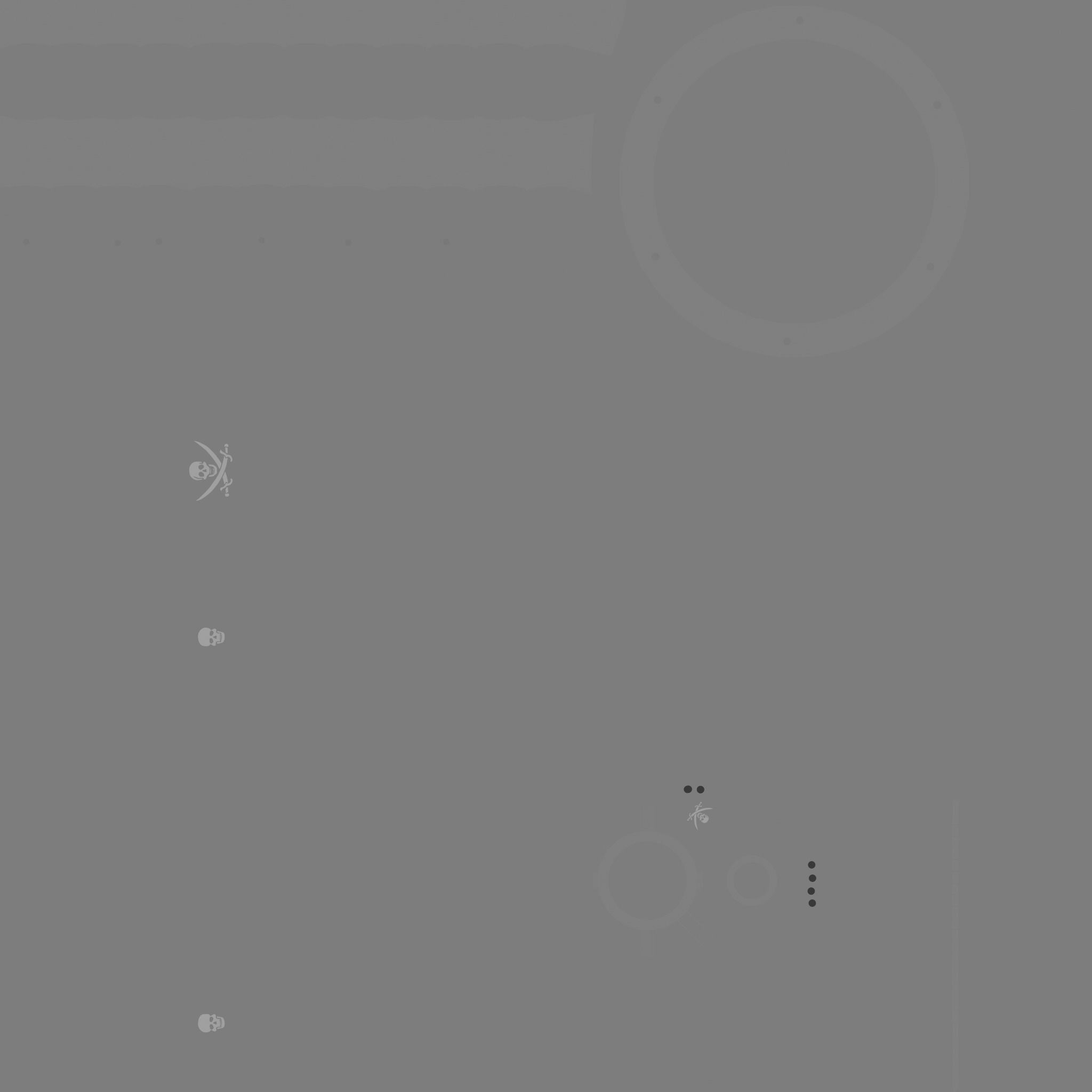 Pirate Ship Wheel 02 - Golden Luxury - Helm Interior Parts Low-poly 3D model_14