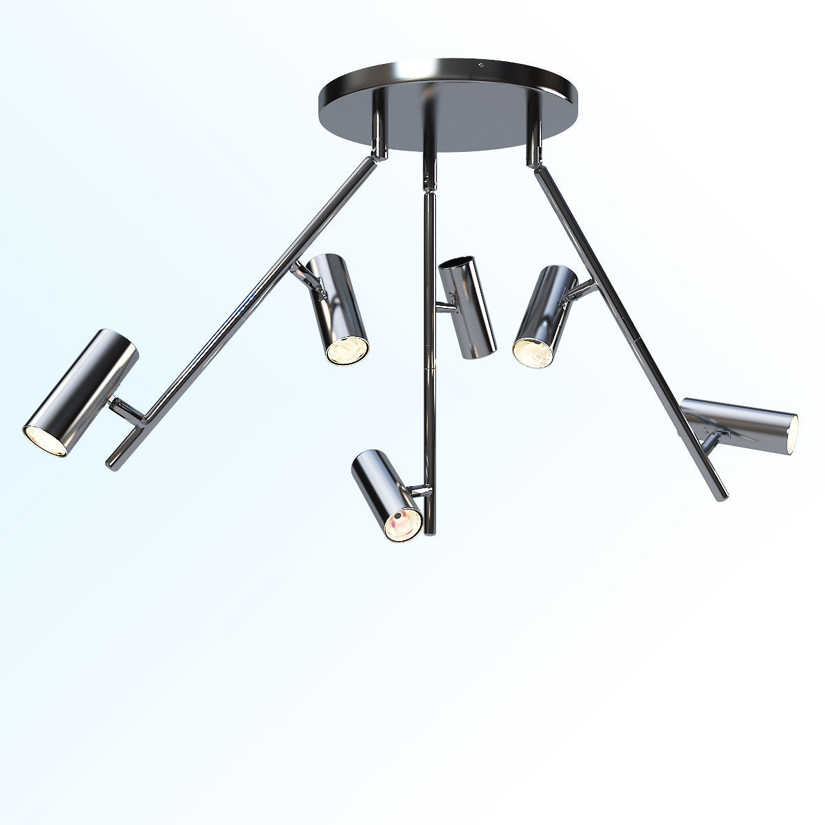 Ceiling lamp  Roma 3D model_4