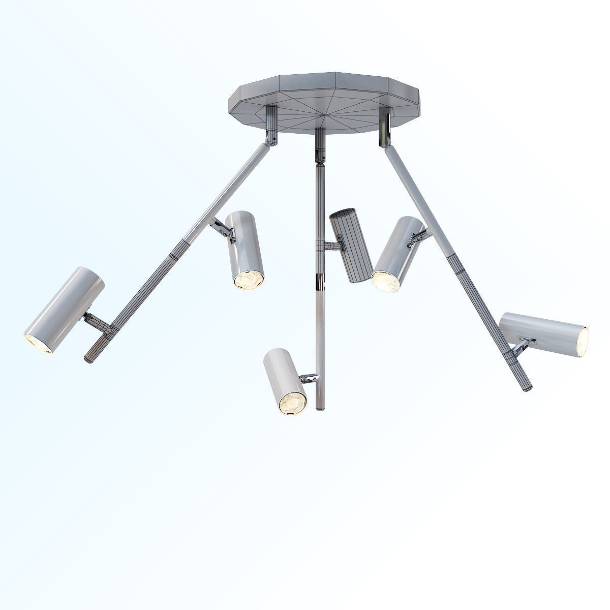 Ceiling lamp  Roma 3D model_9