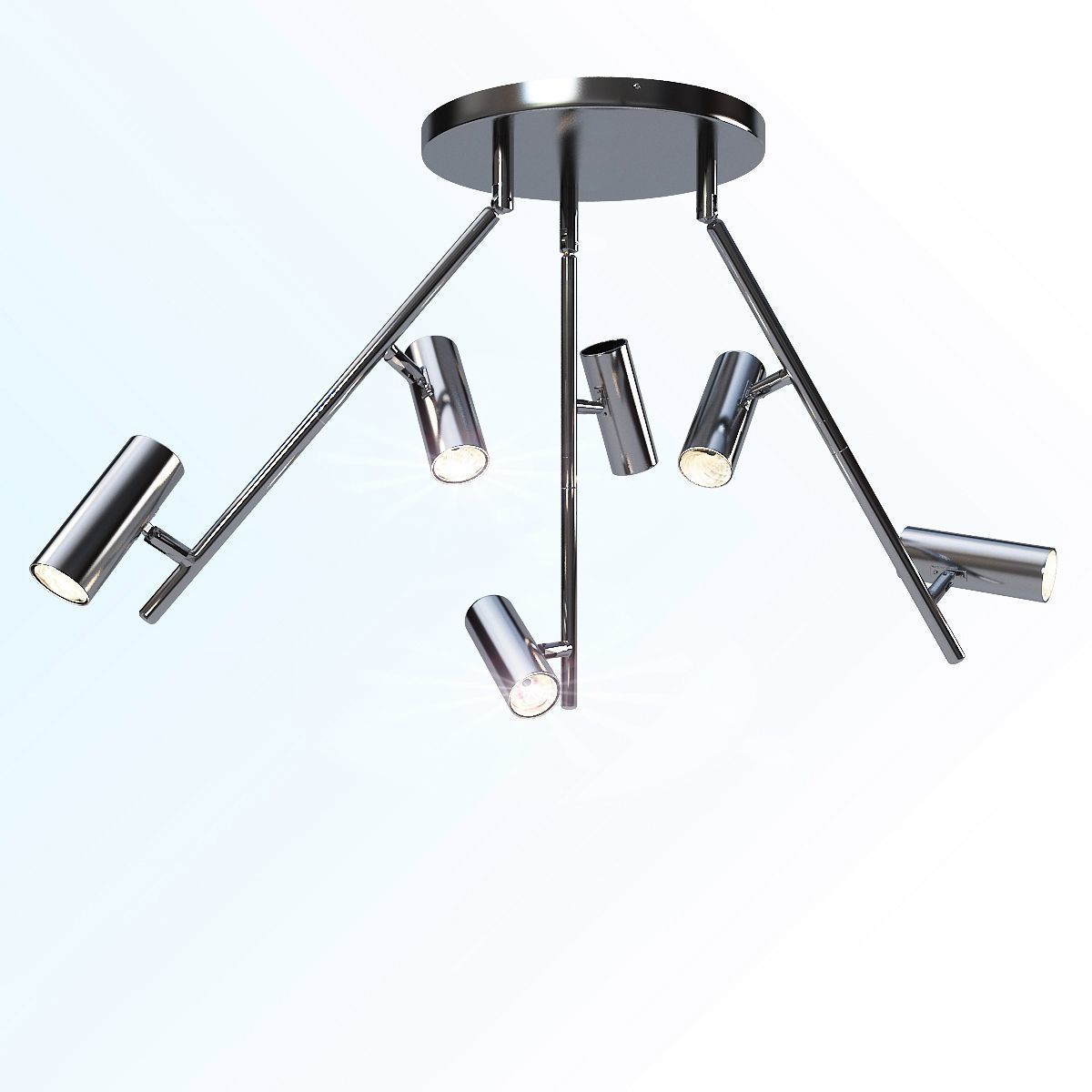 Ceiling lamp  Roma 3D model_5