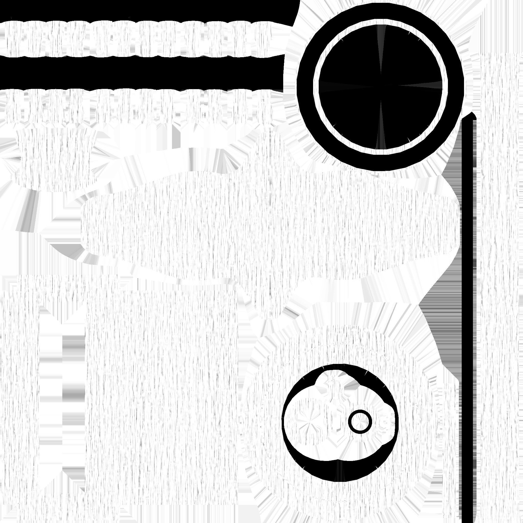 Pirate Ship Wheel 07 - Clear Wood - Helm Interior Parts Low-poly 3D model_15