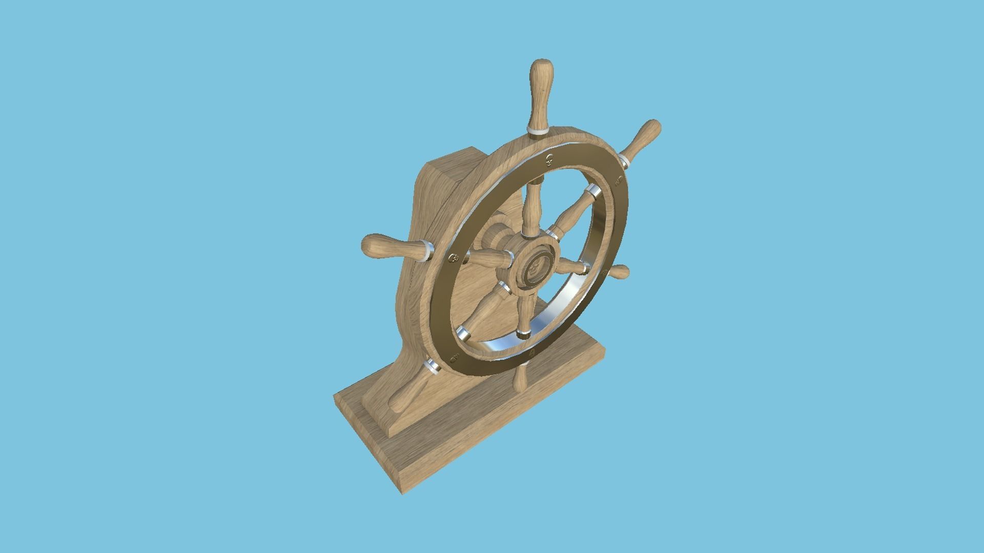 08 Pirate Ship Wheel Collection - Helm Interior Parts _45