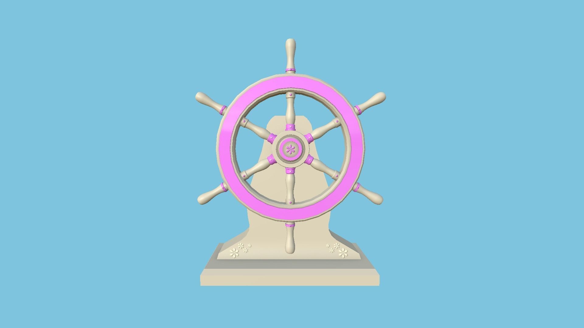 08 Pirate Ship Wheel Collection - Helm Interior Parts _39