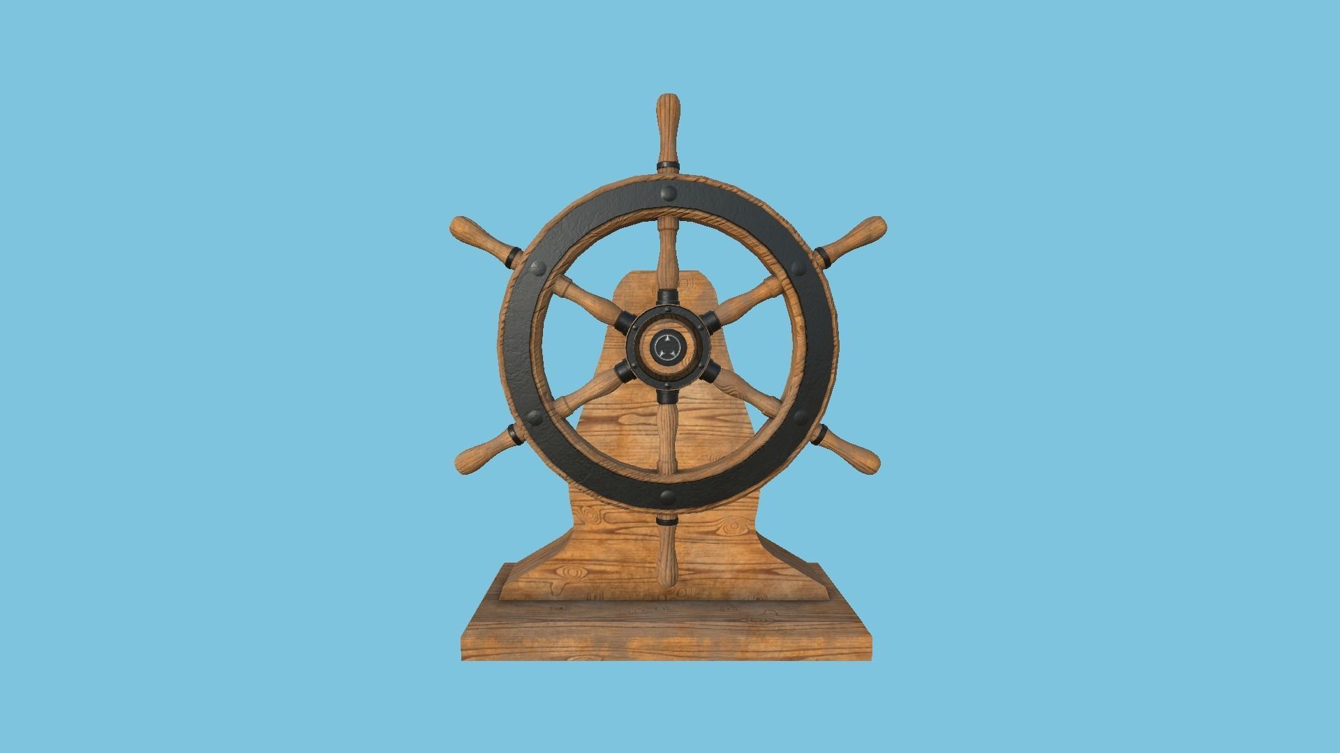 08 Pirate Ship Wheel Collection - Helm Interior Parts _36
