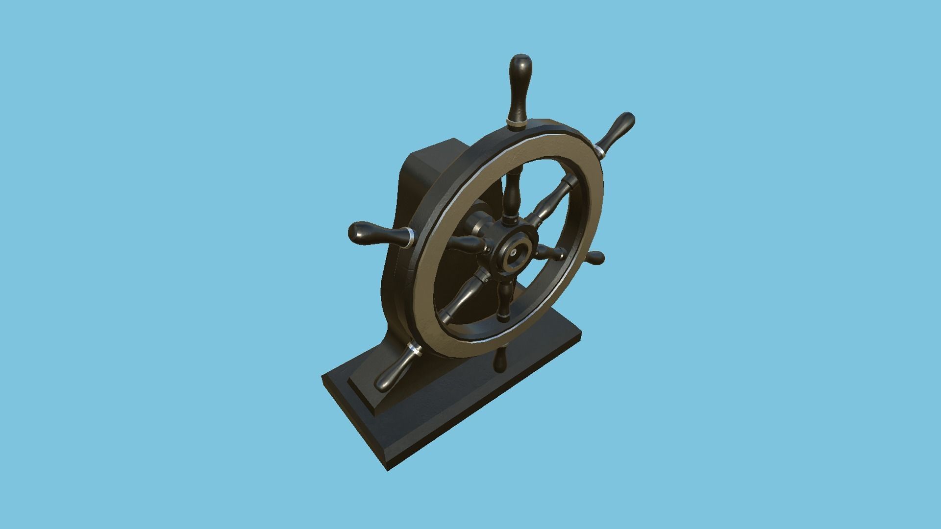 08 Pirate Ship Wheel Collection - Helm Interior Parts _14