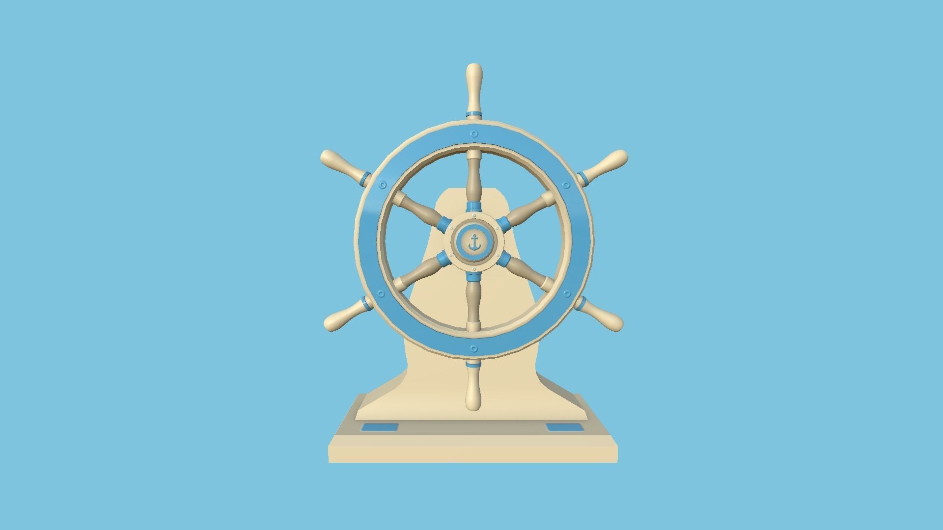 08 Pirate Ship Wheel Collection - Helm Interior Parts _38