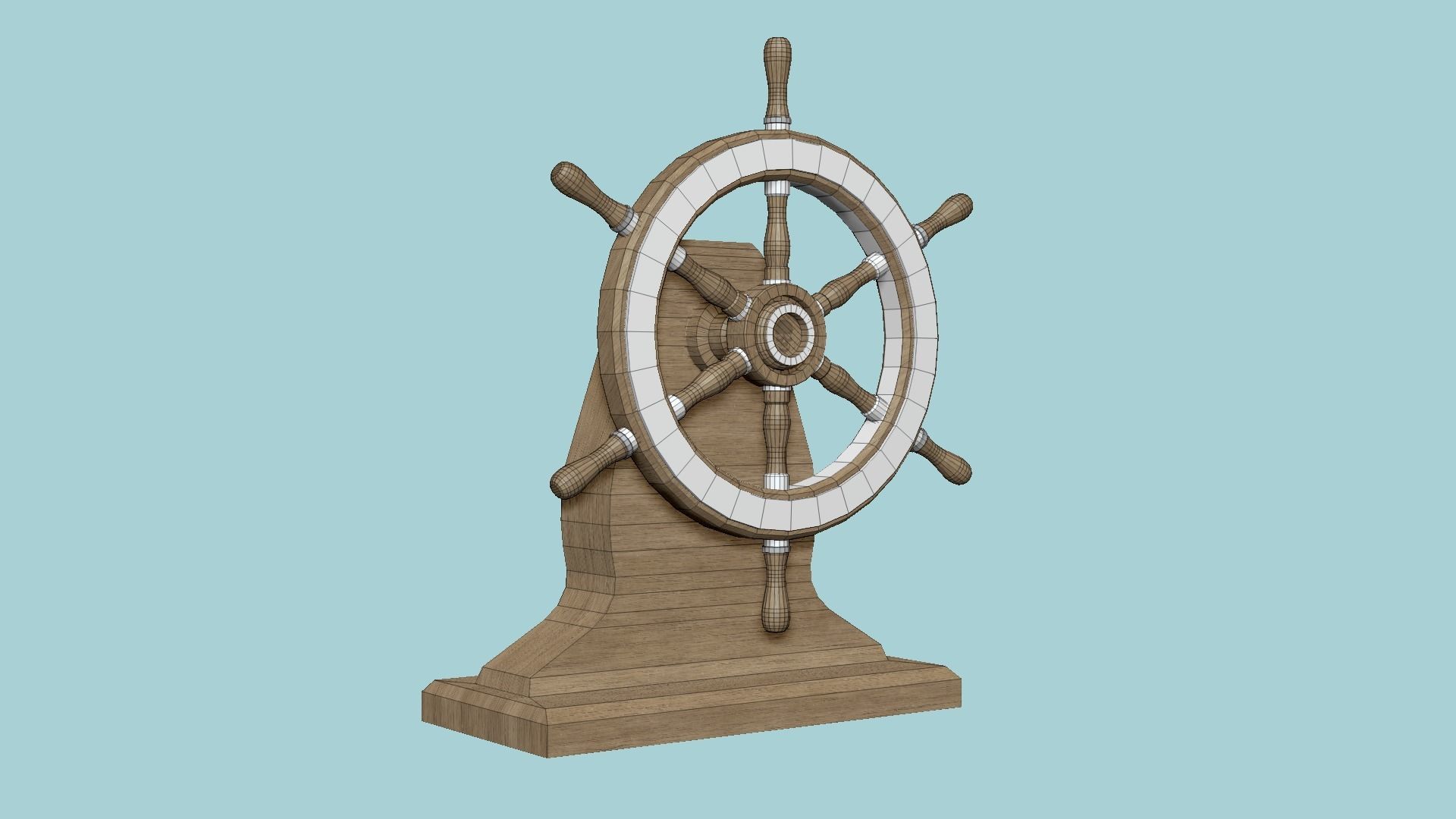 08 Pirate Ship Wheel Collection - Helm Interior Parts _61