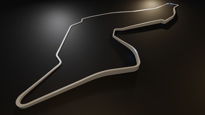Imola Racing Circuit Conceptual 3D model