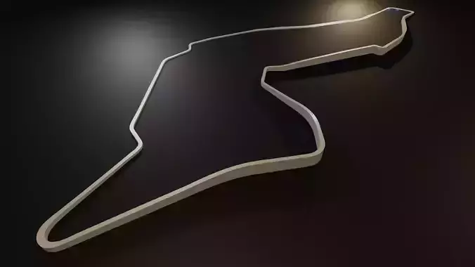 Imola Racing Circuit Conceptual 3D model