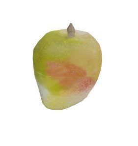 Fruit Collection apple Low-poly 3D model_6
