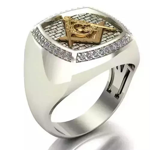 MAN RING 3D print model