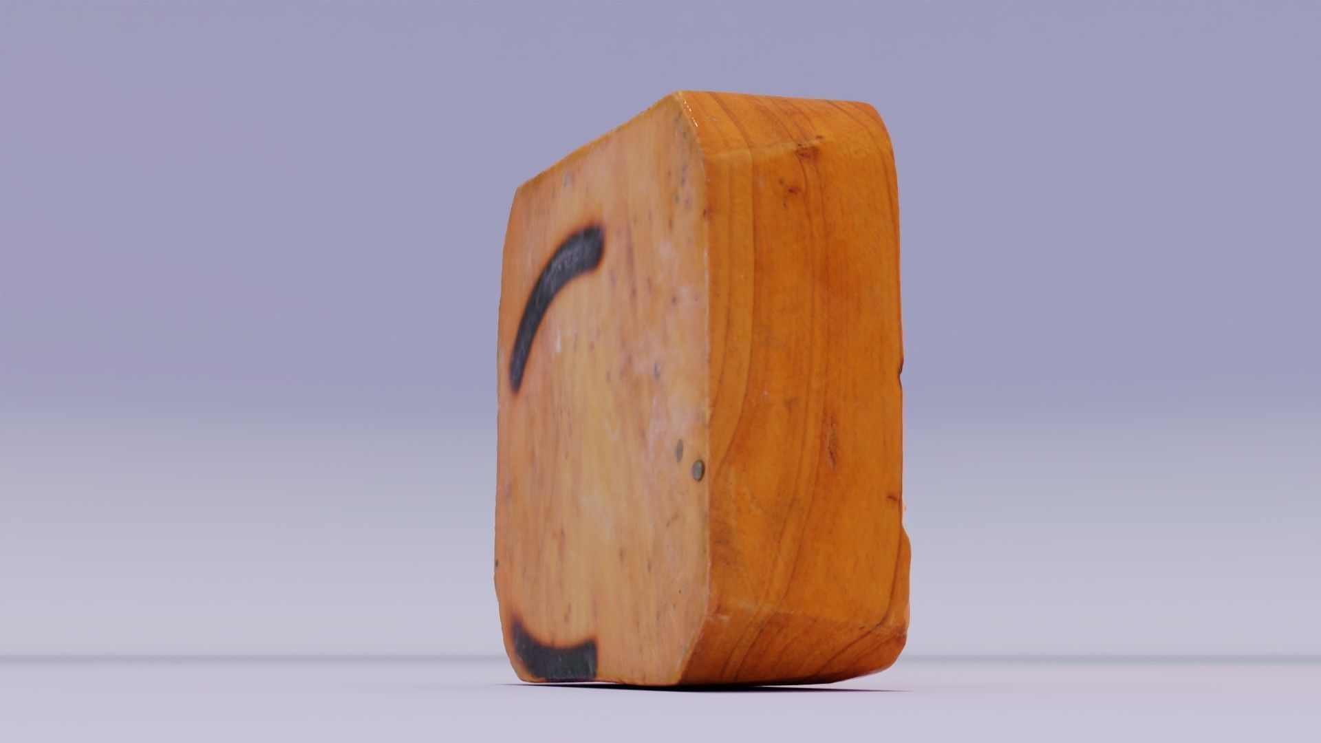 Ashtray wood high-poly 3D model_4