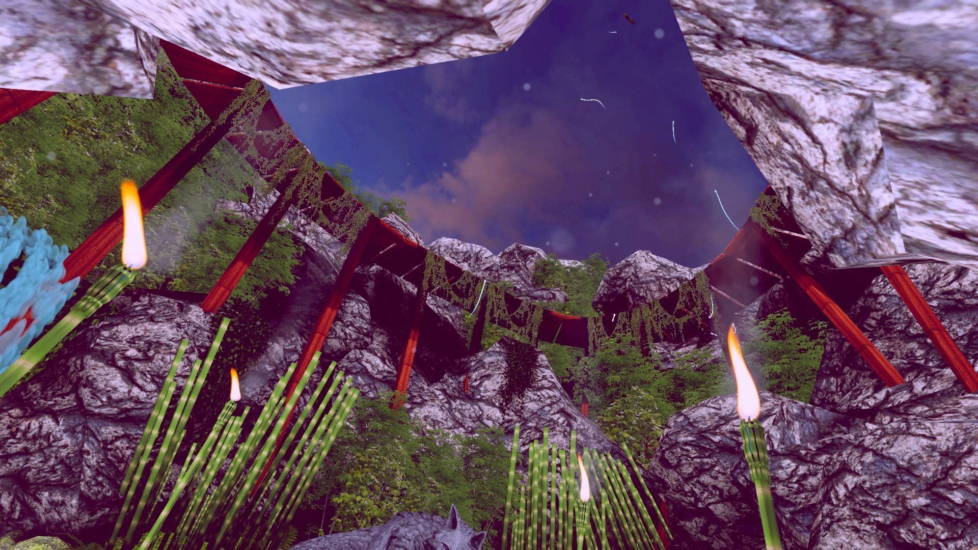 Samurai Sleeping Den Scene Low-poly 3D model_22