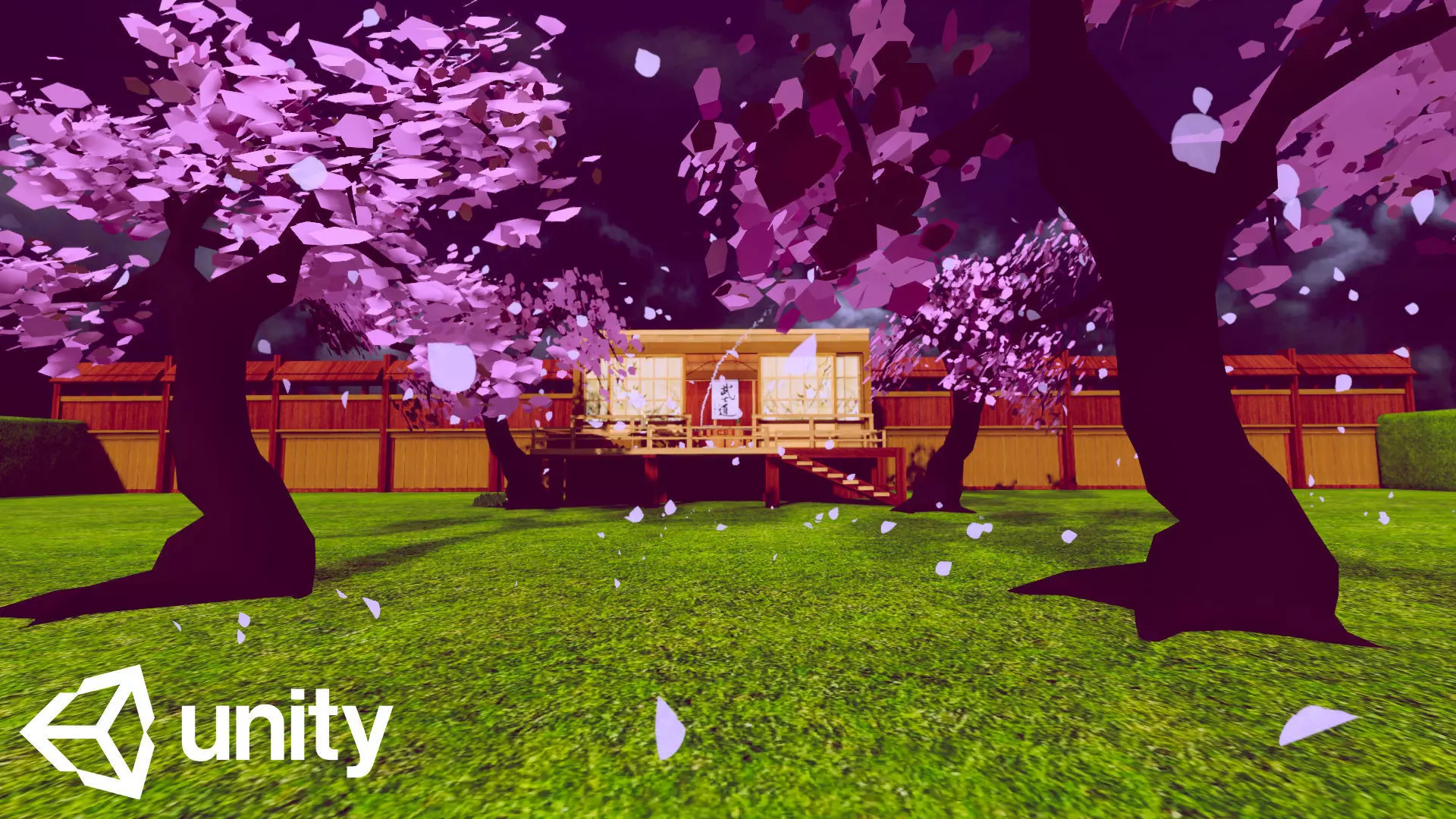 Samurai Sleeping Den Scene Low-poly 3D model_0