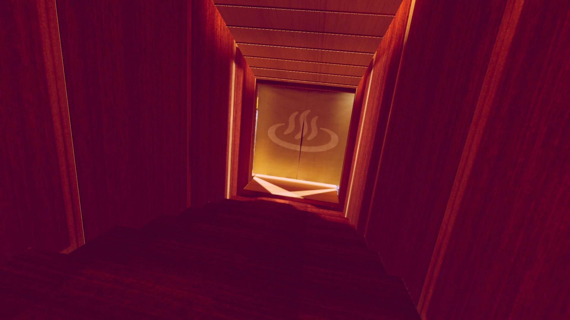 Samurai Sleeping Den Scene Low-poly 3D model_11