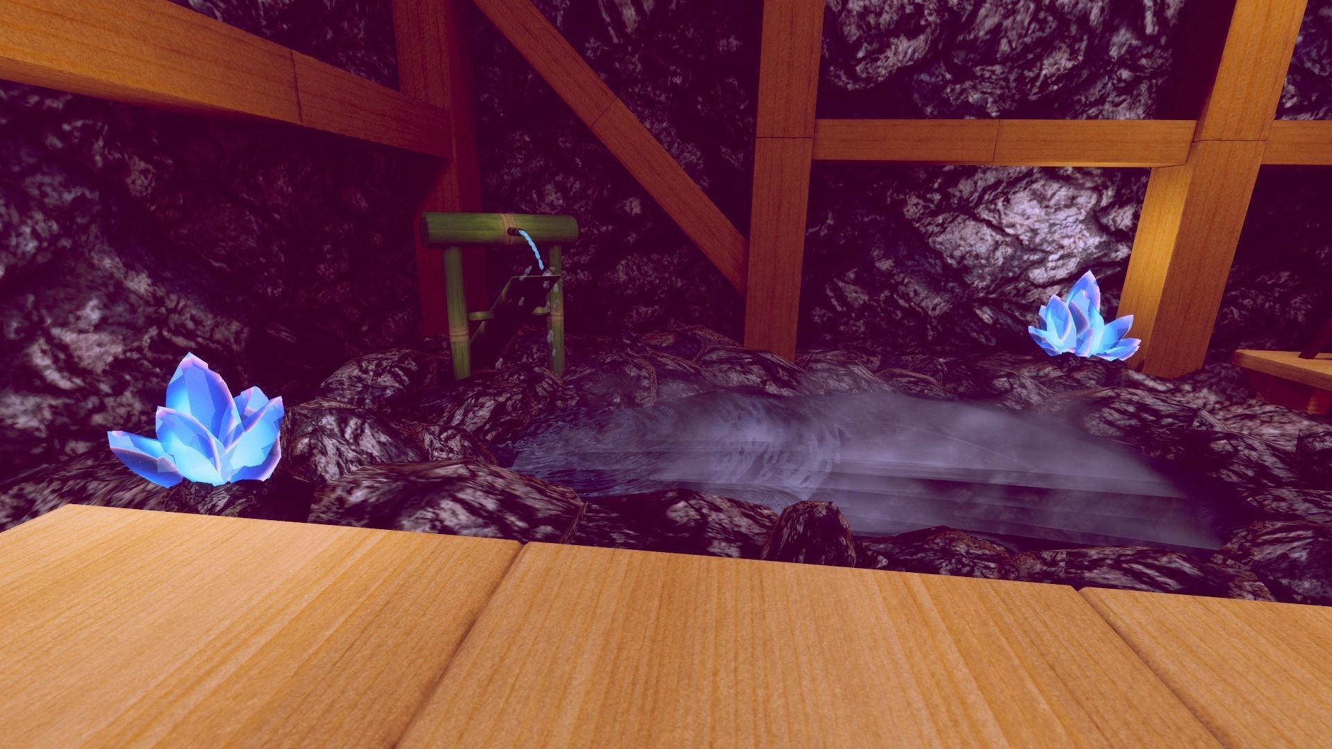 Samurai Sleeping Den Scene Low-poly 3D model_13