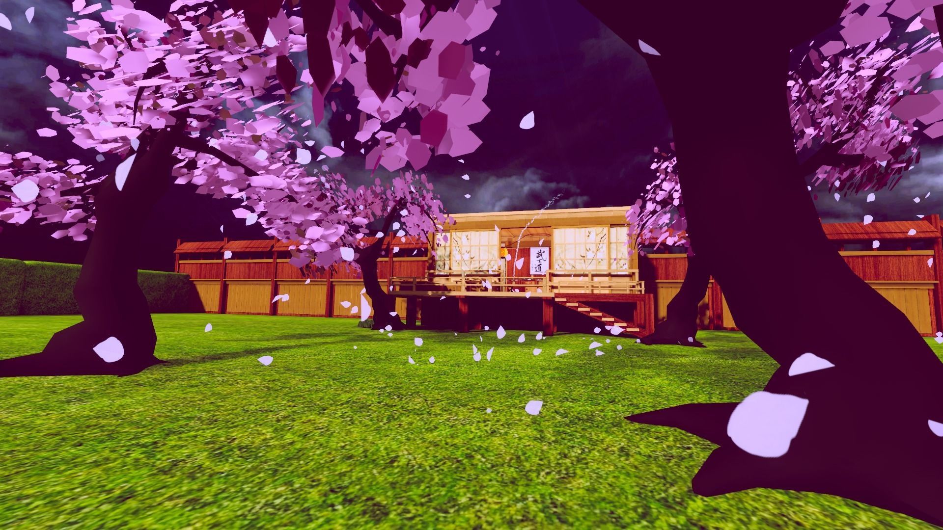 Samurai Sleeping Den Scene Low-poly 3D model_3