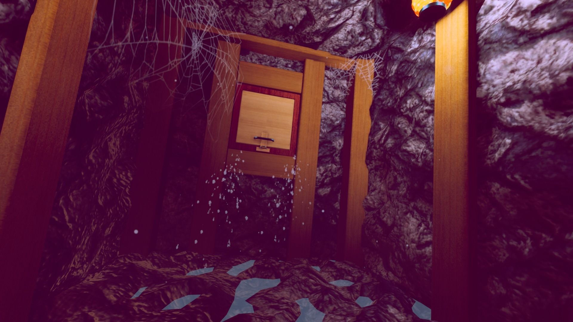 Samurai Sleeping Den Scene Low-poly 3D model_17