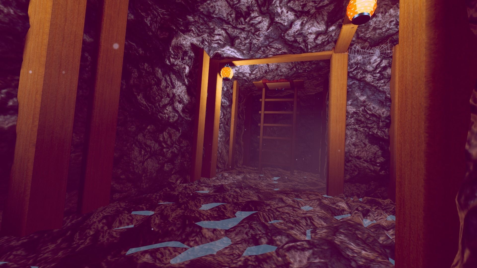 Samurai Sleeping Den Scene Low-poly 3D model_18