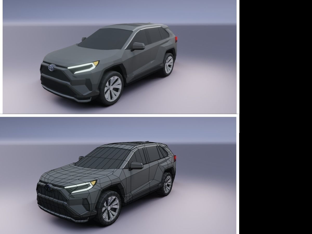 collection of 50 low poly cars 3D models Low-poly 3D model_50