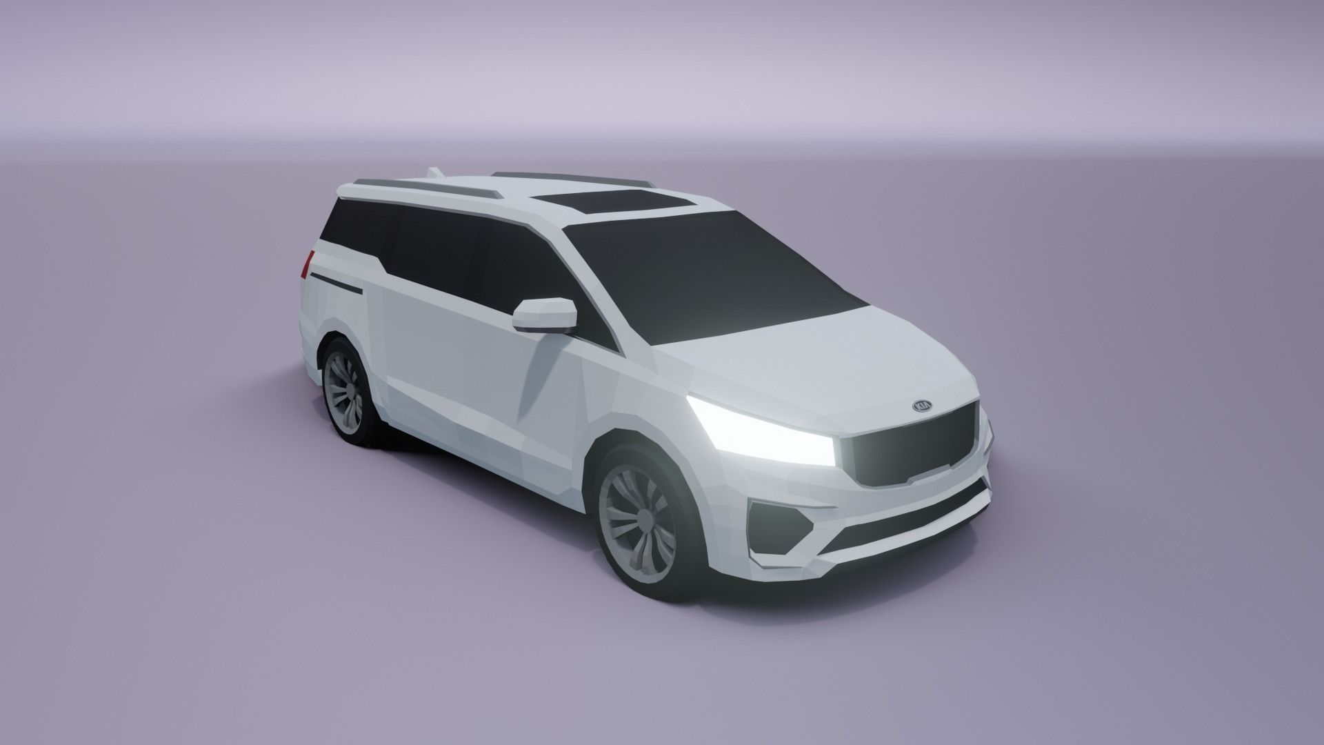 collection of 50 low poly cars 3D models Low-poly 3D model_27