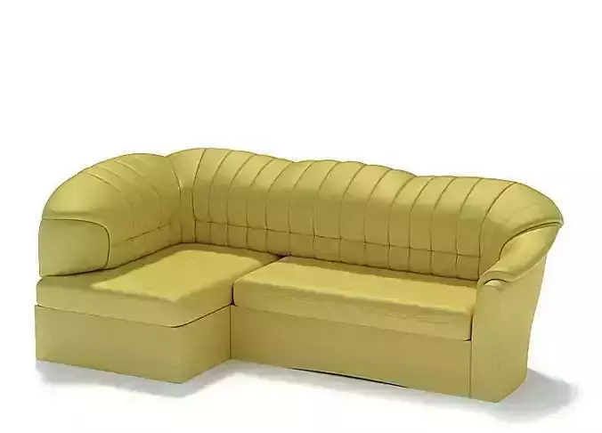 Yellow Leather Couch