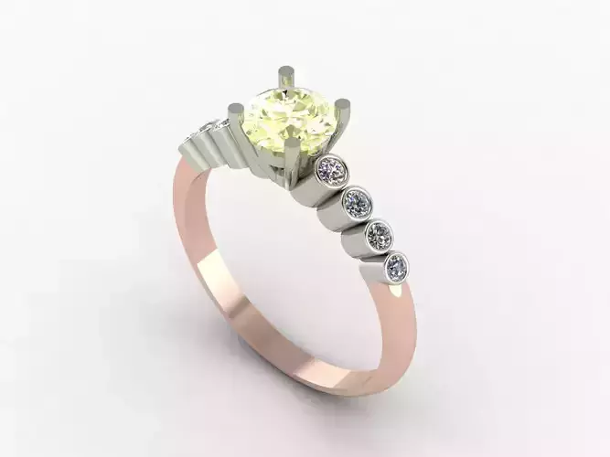 solitare style ring for wedding
