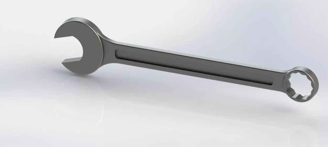 Spanner or  wrench 3D print model_0