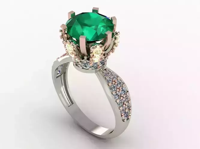 solitare style ring for wedding