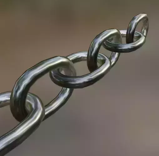 Realistic Chain of metal links