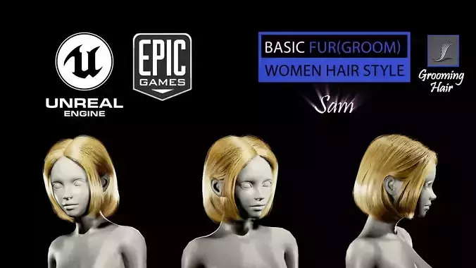 Sam Grooming Real-Time Hairstyle Unreal Engine 4