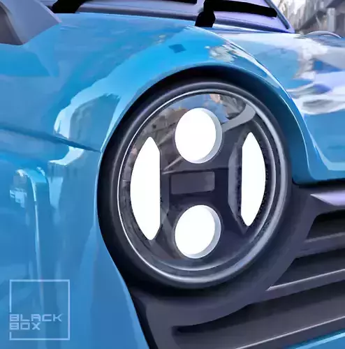 HEADLIGHT ROUNDED SHAPE 3 TYPES 3D print model