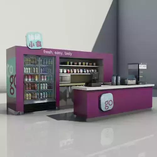 To Go Kiosk 3D model