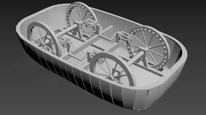 Davincis First Wheel Car