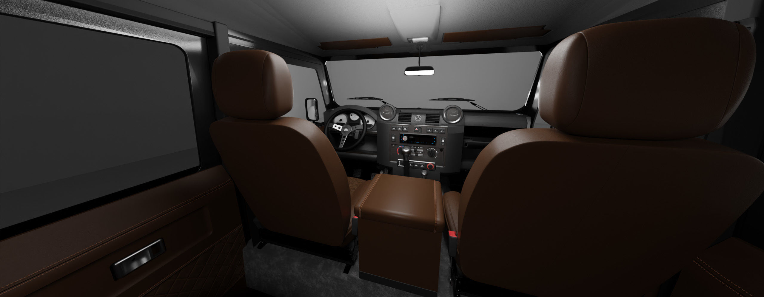 Land Rover Defender 3D model_2