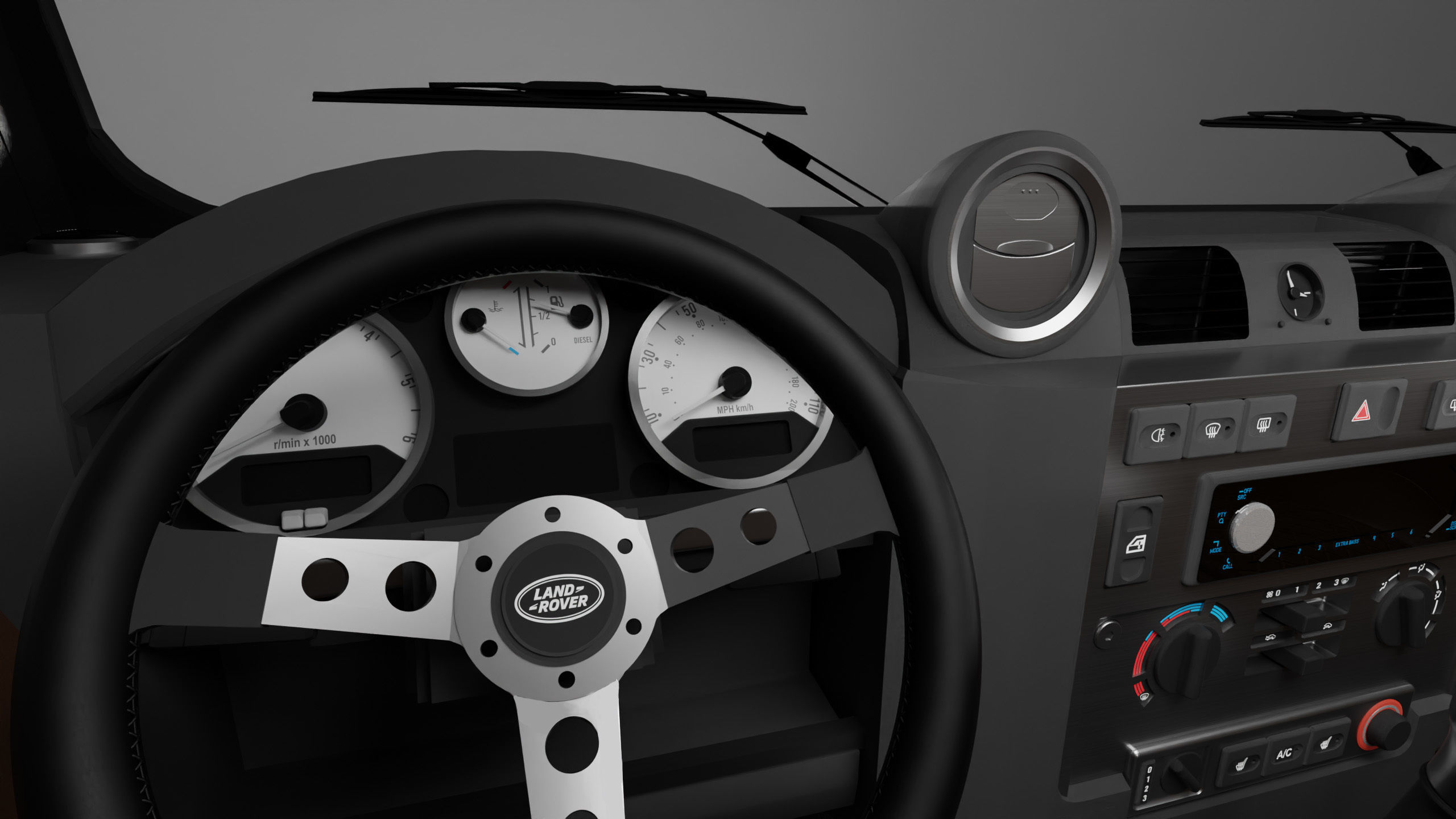 Land Rover Defender 3D model_4