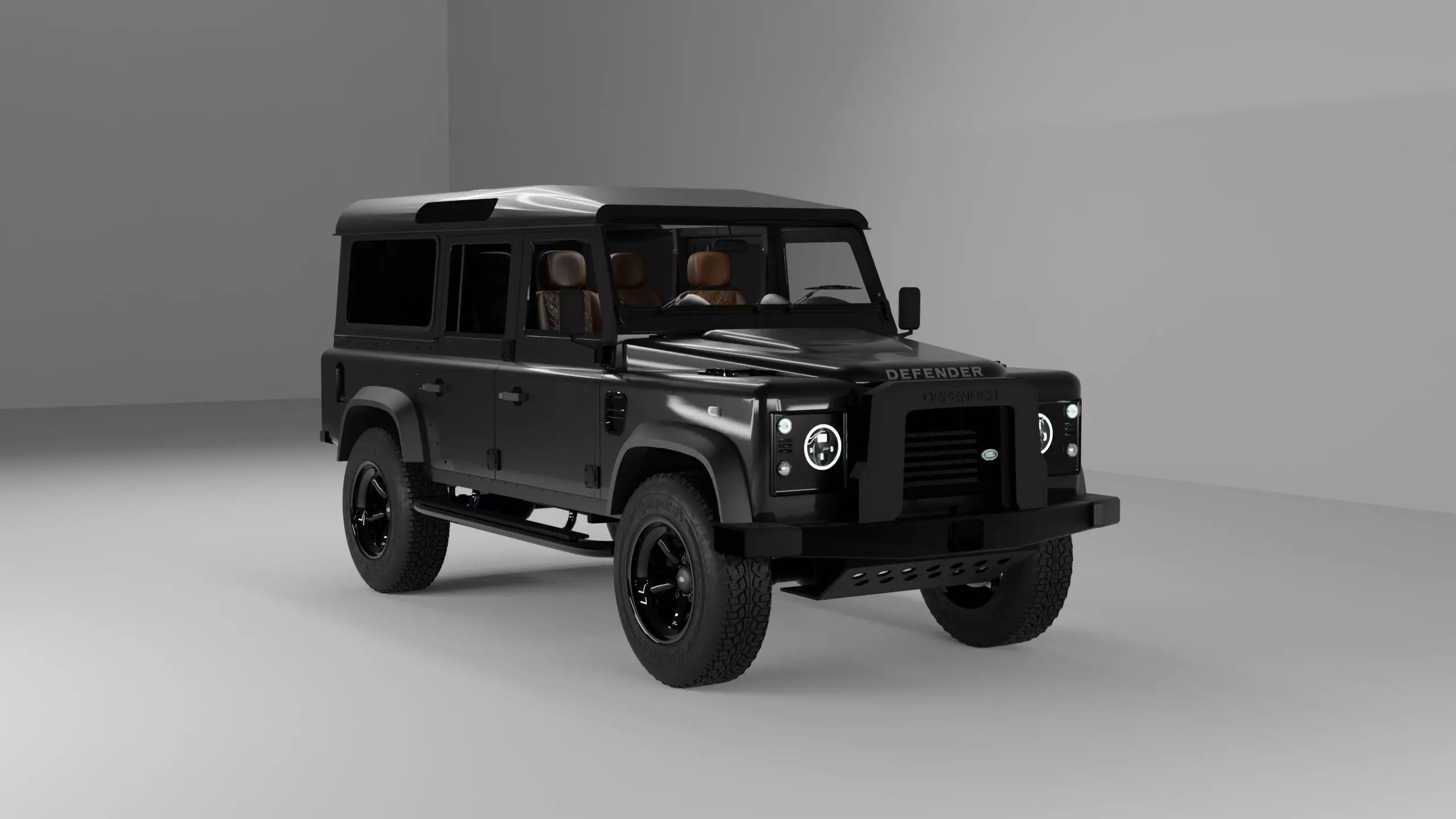Land Rover Defender 3D model_0